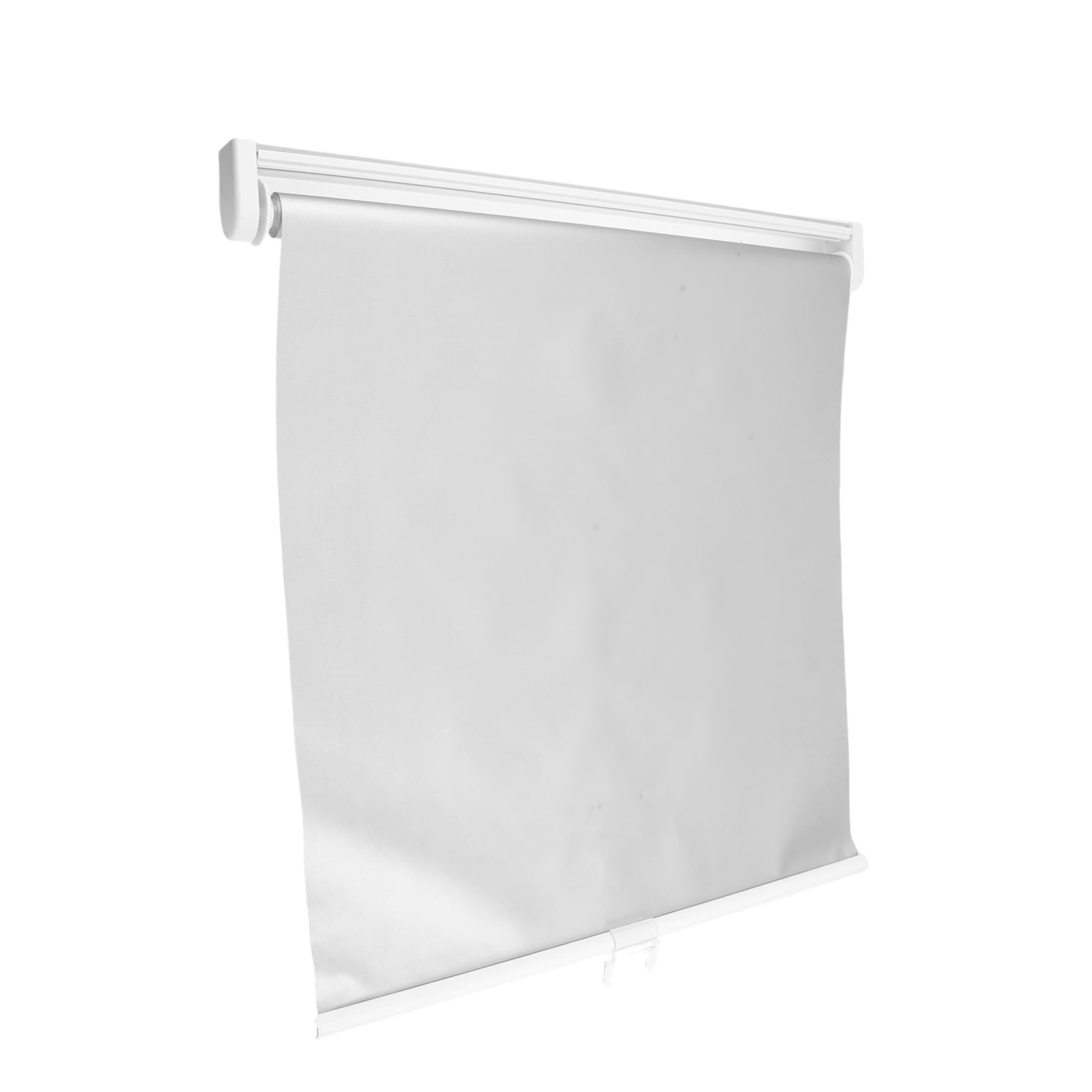 Garneck Tenda Rullo Oscurante senza Corda, Tenda Rullo Termica Isolante, Bianca, in Poliestere e Metallo, per Porte e Finestre, Controllo Luce, Casa Ufficio, Camera da Letto, e Animali