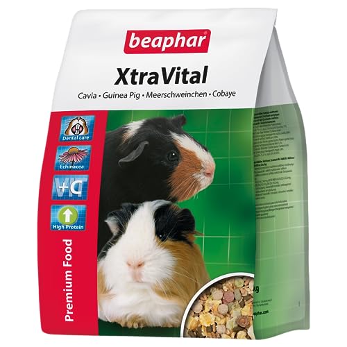 Beaphar Xtravital Cobaya 2,5kg, Comida Conejos, Pienso con Vitaminas y Minerales, Rico en Proteínas y Bajo en Grasa, 2,5kg
