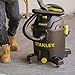 STANLEY 10 Gallon Wet Dry Vacuum, 6 Peak HP Poly Built-in Drain Shop Vac Blower with Powerful Suction, Multifunctional Shop Vacuum W/ 6 Horsepower Motor for Job Site, Garage, Basement, Van, Workshop