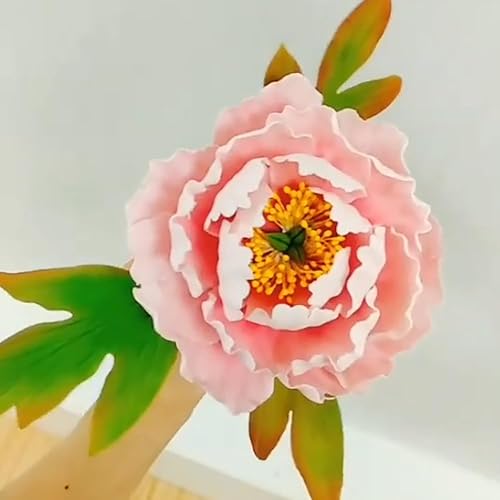 Miniatura 10 de MrCookie Juego de 18 cortadores de pétalos de fondant para tartas, acero inoxidable, cortadores de pétalos y hojas, lirio de agua, hoja de plata,