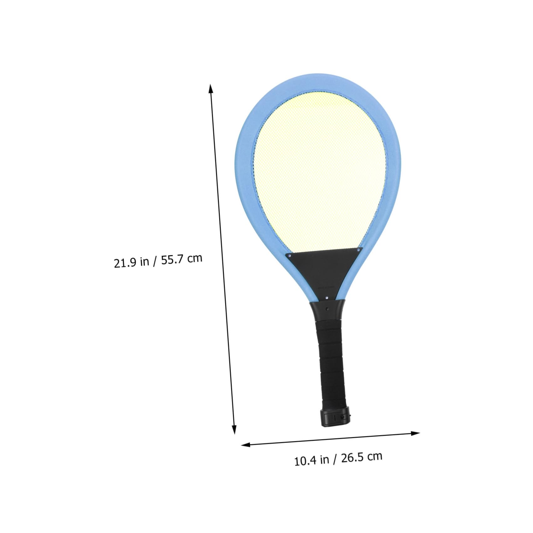 Veemoon Set Racchette da Badminton con Rete Illuminata LED, Racchette Leggere per Interni ed Esterni, Giocattolo Sportivo Educativo per Sviluppo Coordinazione Mano-Occhio