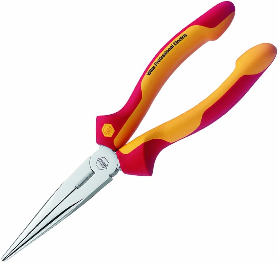 Wiha 32806 6-2/7-Inch Long Nose Pliers with Cutters