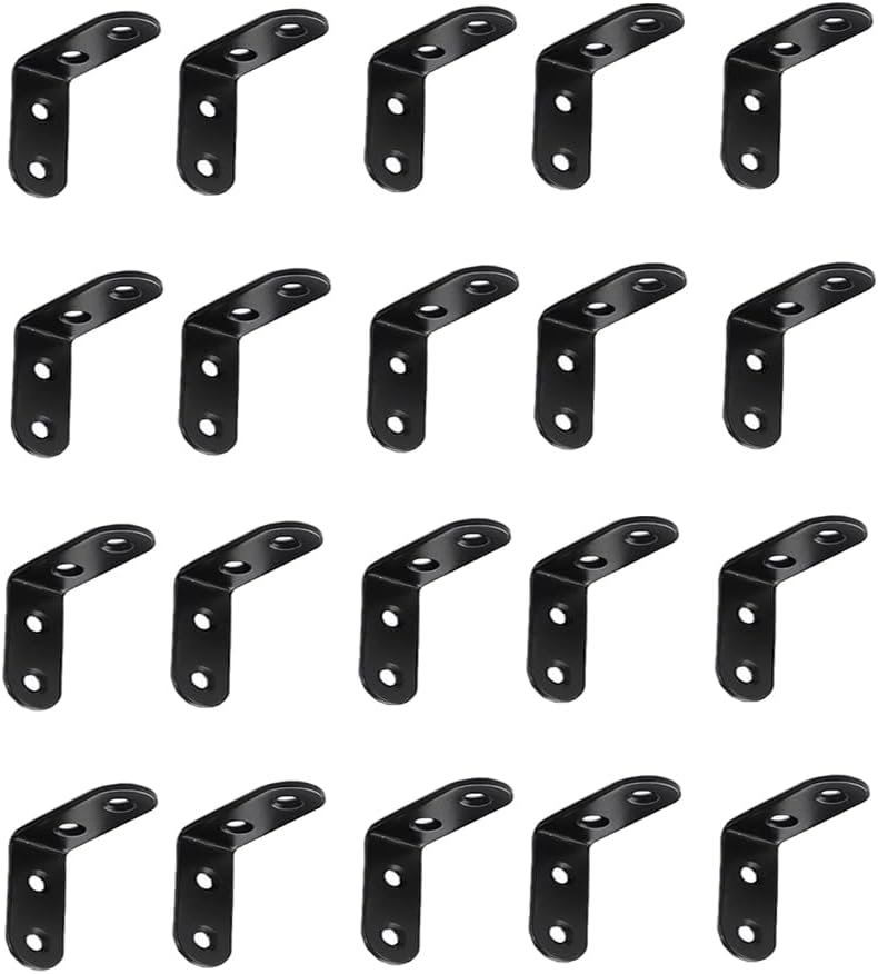 Amazon.com: FADDA 24 Packs Corner Brace 90 Degree Angle L Shaped Shelf ...