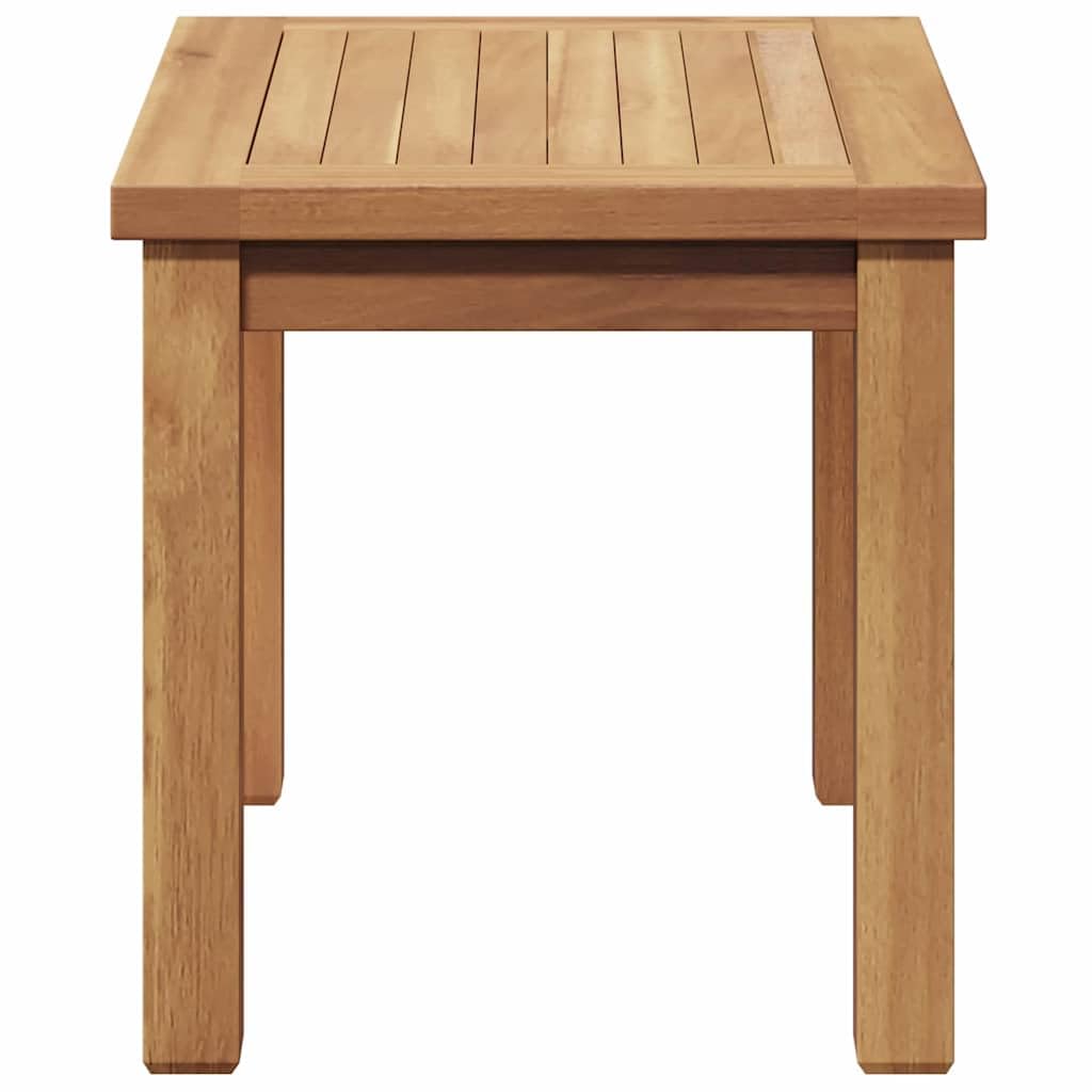 vidaXL Couchtisch Braun 50 x 35 x 36 cm Massivholz Teak, Garten und Terrasse, moderner Couchtisch, Outdoor-Möbel aus Teakholz, zeitgemäßes Wohnen