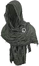 Hooded Shawl Scarf Hood Post-Apocalyptic Medieval Renaissance Scarf Large Balaclava Unisex Keffiyeh Towel Outdoor 185 x 52 cm