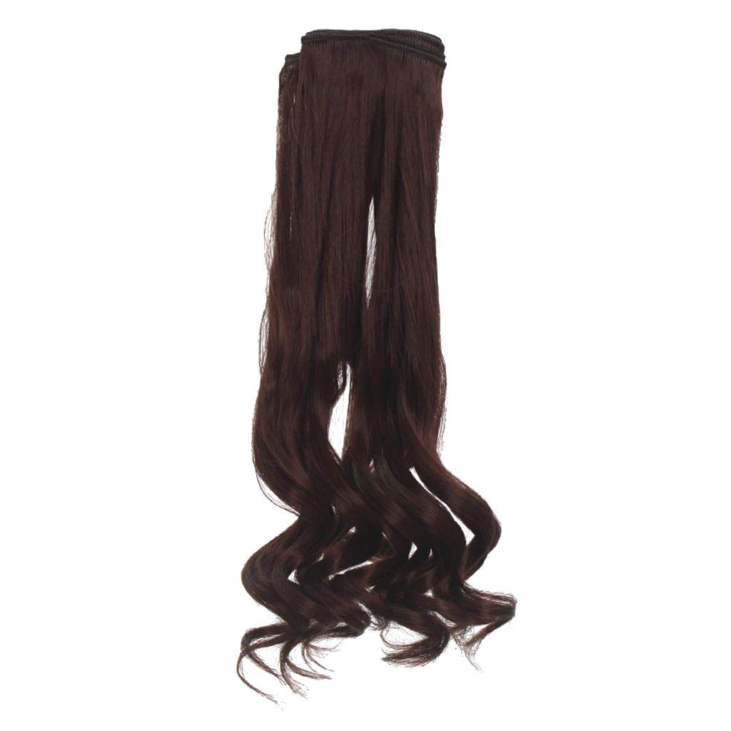 CALANDIS™ 25cm DIY Curly Hair Wigs for 1/3 1/4 1/6 BJD Doll Accessory Coffee | Full Size, SD | Dollfie & BJDs | by Brand, Company, Character | Dolls | Dolls & Bears-image-39