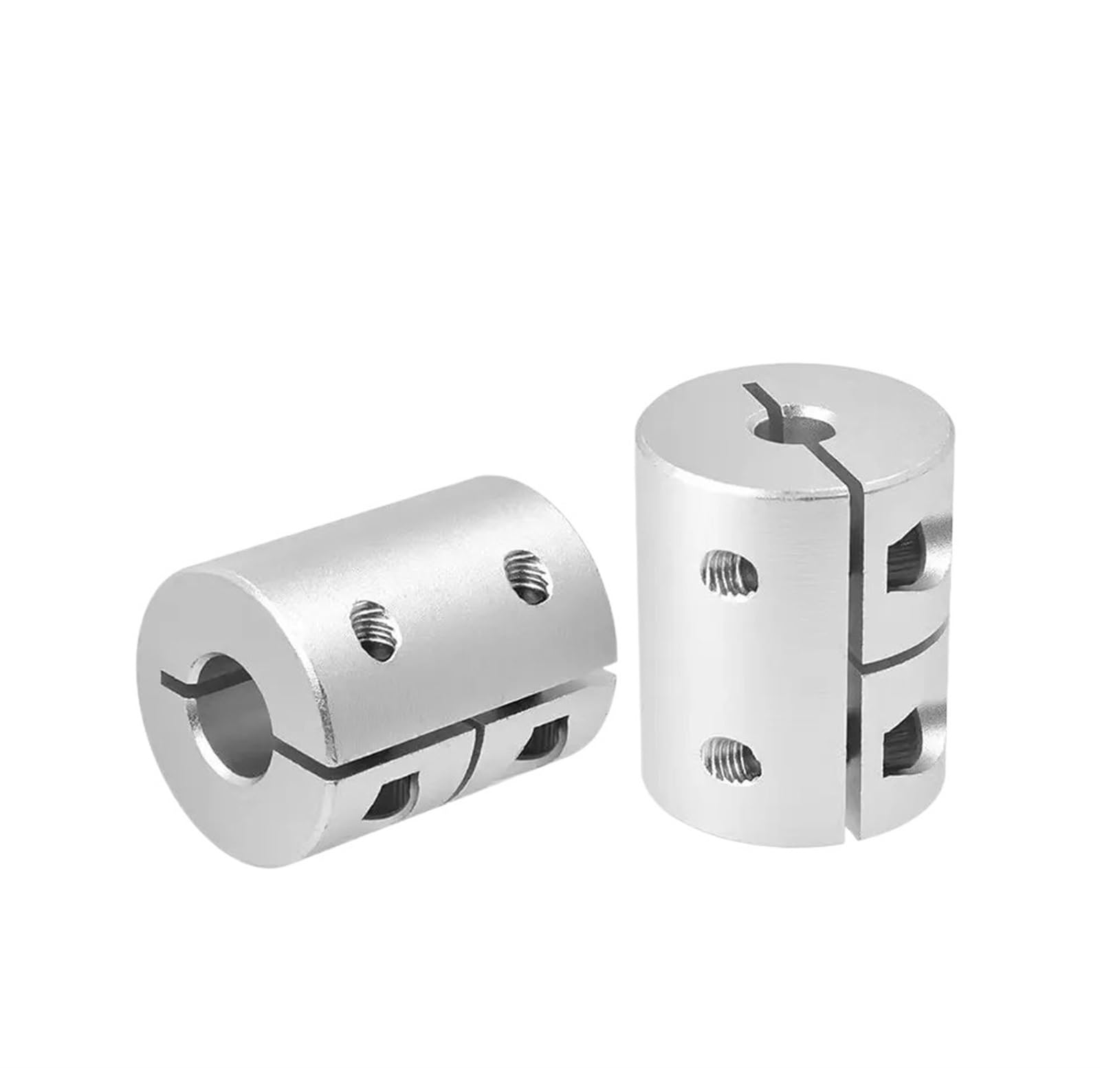 Rigid coupling,Stainless steel rigid coupling 1pcs D20L25 3D Printer Part Lead Screw Coupler RIgid Coupler Rigid Coupling Motor Connector Motor Shaft Coupling(5x10)