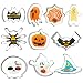 Halloween Cookie Cutters Set - 10 Piece - Pumpkin, Bat, Ghost, Witch Hat, Spider, Cobweb, Skull and Skeleton Shape
