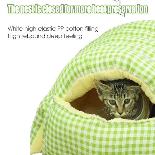 Maison confortable pour chat avec structure isolante et douce - 8