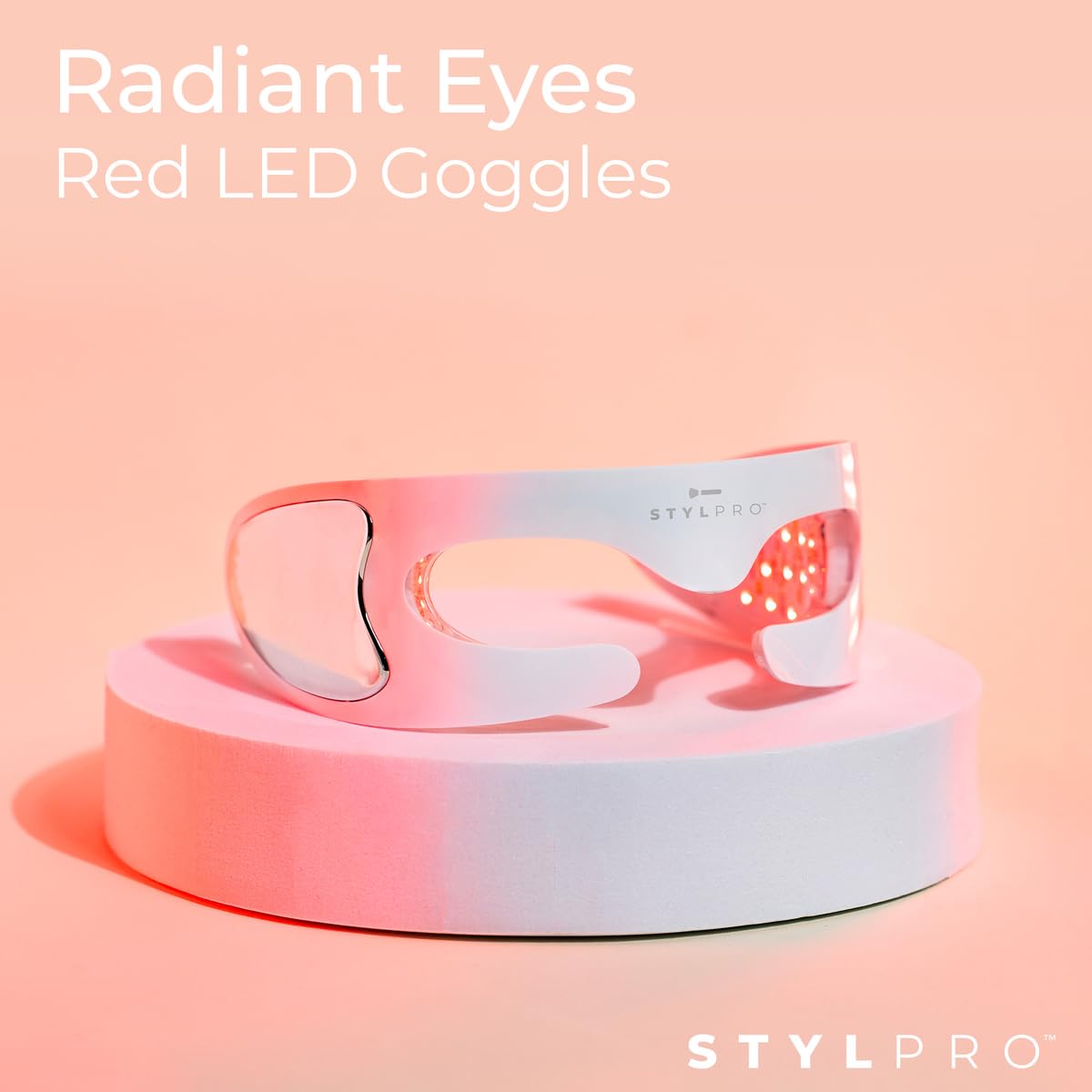 STYLPRO Radiant Eyes Rotlichttherapie-Brille für feine Linien und Falten um die Augen