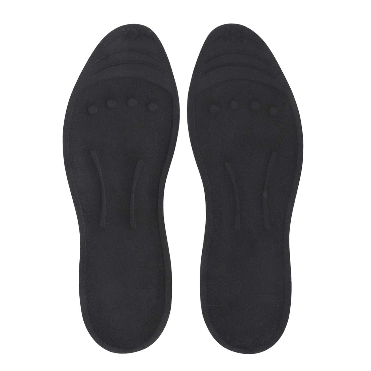 1 Pair Liquid Massage Insoles Glycerin Filled Insert Orthotic Shoe Insoles Foot Massage Breathable Sports Shock Absorption Insoles for Men Women Size