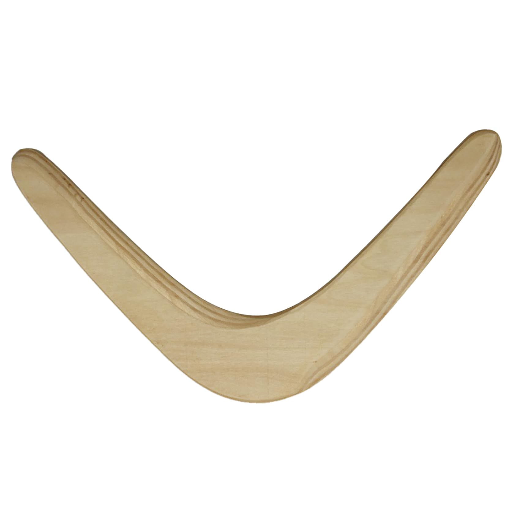 Bumerang-Holz-Bumerangs V-Form 33 x 5,1 cm für Kinder Erwachsene Rasen Strand