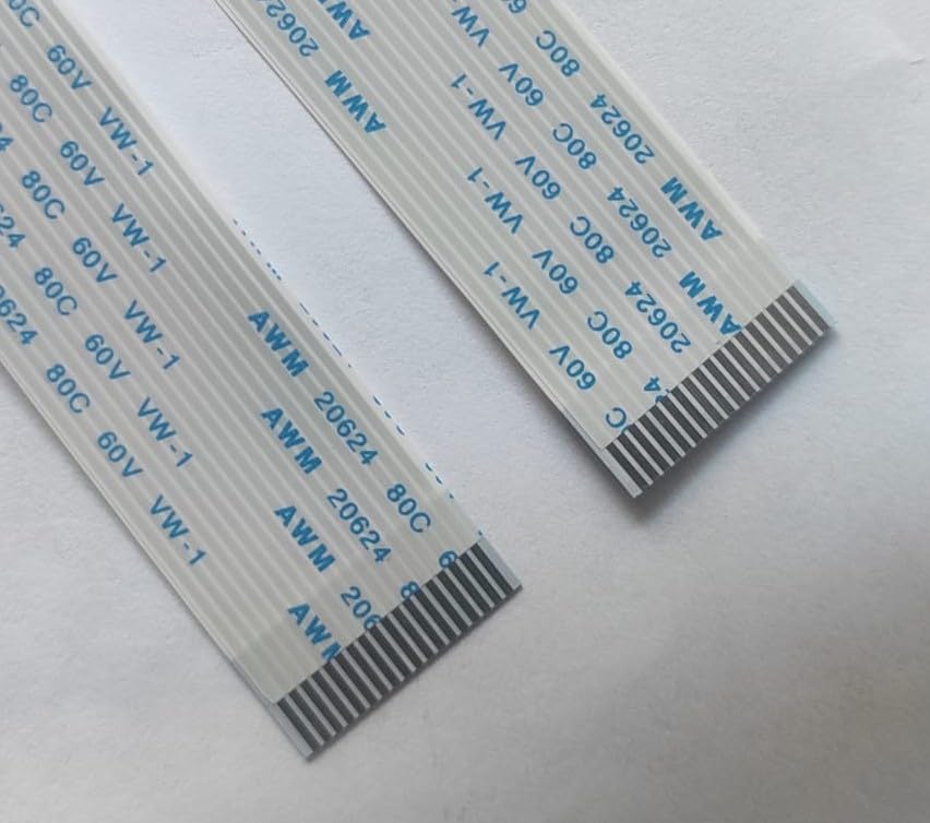 18 Pin 1.0 mm Pitch A-Type SAME Side pin (100 MM 4-INCH) Length flat flexible FFC/FPC LVDS Ribbon Wire Flat Cable for Module Camera digital camcorders, laptops LCD TVs LCD monitors(1 Pcs)-image-0