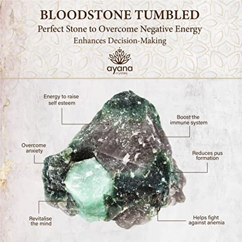 Ayana Crystals Handcrafted Bloodstone Necklace - Authentic Jewelry for Women, Ethically Sourced Bloodstone Pendant, Aries/Pisces Birthstone2