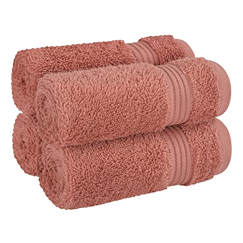 image for Cotton Paradise 100% Cotton Turkish Washcloth Set for Bathroom, 4 Piec