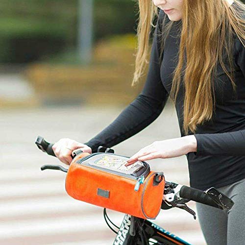 NJZYB Bike Bag Manubrio, Impermeabile Anteriore