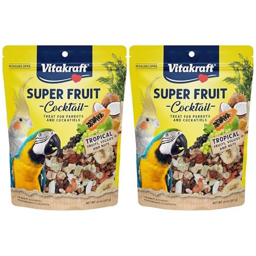 Vitakraft Super Fruit Cocktail Parrot and Cockatiel Treat 40 oz.