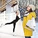 LEVYTEMP Women's/Girls Figure Ice Skates - Youth White Figure Skating Shoes with Two Insoles - Comfortable, Safe Indoor Outdoor Rink Size US 5