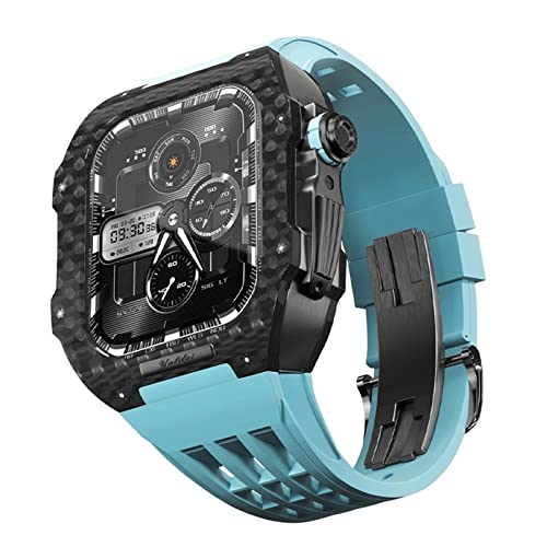 Bracelet en caoutchouc et boîtier Apple Watch pour le sport chic