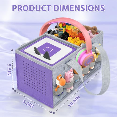 Image of IBVIVIC Carrying Case for Toniebox 2 /1 Starter Set & Tonies Figures