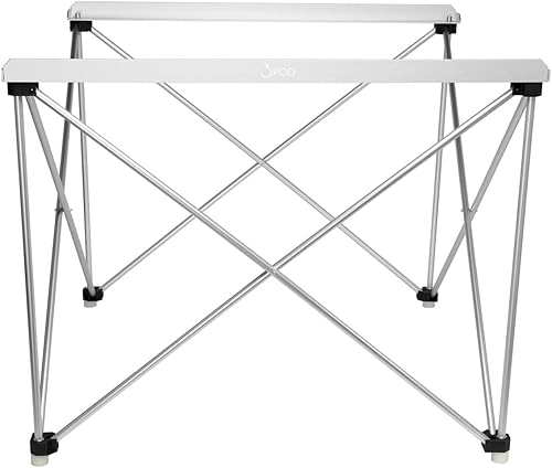 Miniatura 4 de 3Pod Elevador de disparo portátil de 4 x 4 pies, elevador de construcción de aluminio de capacidad de 450 libras, elevador de disparo compacto con