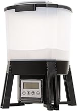 AquaForte Fishfeeder 6 Litre Solar, 1-6 Feeds/Day, Feeding Time up to 20 Seconds, Pellet Size 3-10 mm, Ejection Range ± 1, 2 or 3 m, Distribution Angle: 120° Horizontal, Includes Solar Panel
