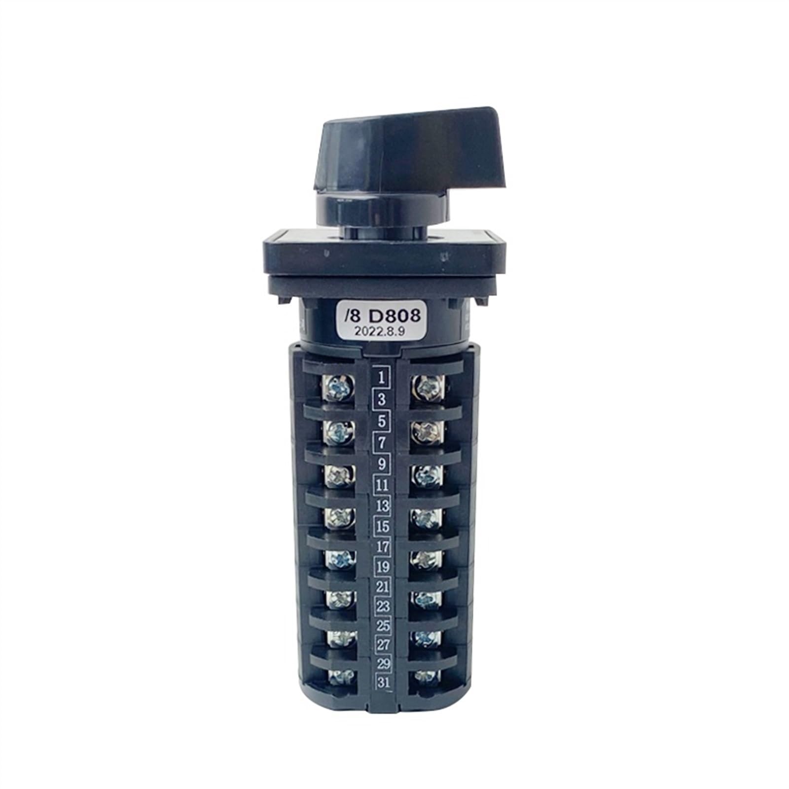 Interruptor de leva LW8-10/8 D808 tres posiciones ocho secciones ocho cables fuente de alimentación de doble voltaje conmutación de circuito de Motor 10A