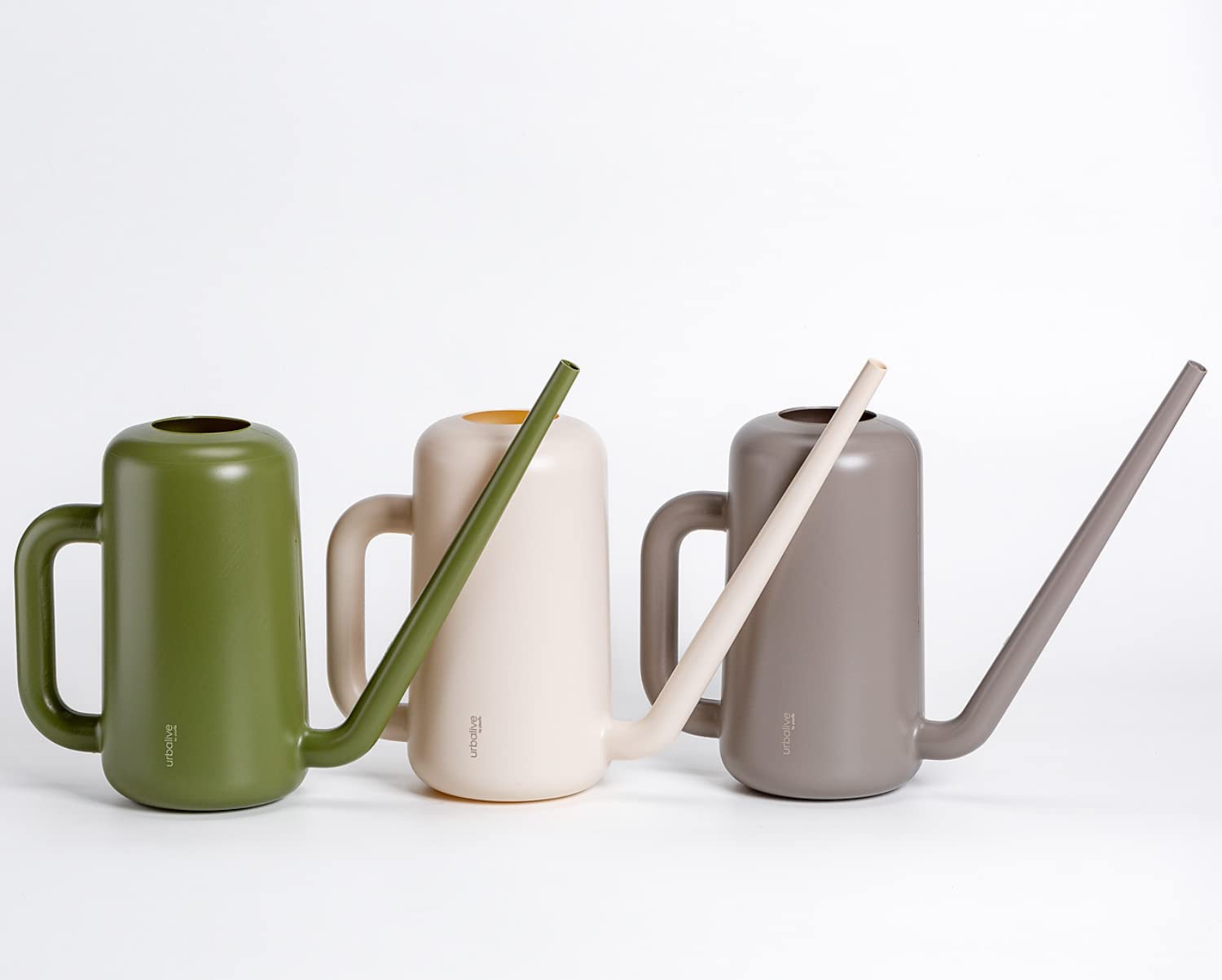 Plastia Regadera Pequeña para Plantas de Interior 1,8 L – Regadera Plantas con Pico Largo para Riego Fácil – Regaderas Jardín de Plástico, Verde