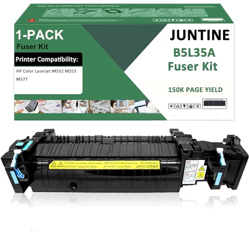 JUNTINE B5L35A Fuser Kit Compatible with HP B5L35A fuser Unit for HP Color Laserjet M552 M553 M577 M577c M577z M577dn M577f M577cm M553dnm M553xm M577dnm M552dn M553dh M553n M553x(150K Yield-110V)