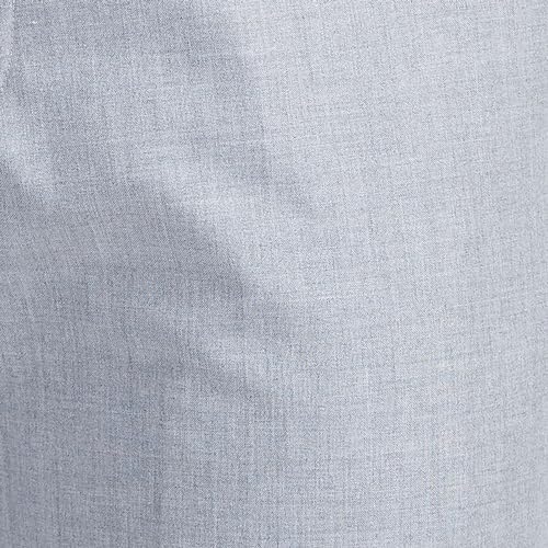 Image of Park Avenue Men's Poly Viscose Blend Plain Pattern Super Slim Fit Flat Front Formal Trouser