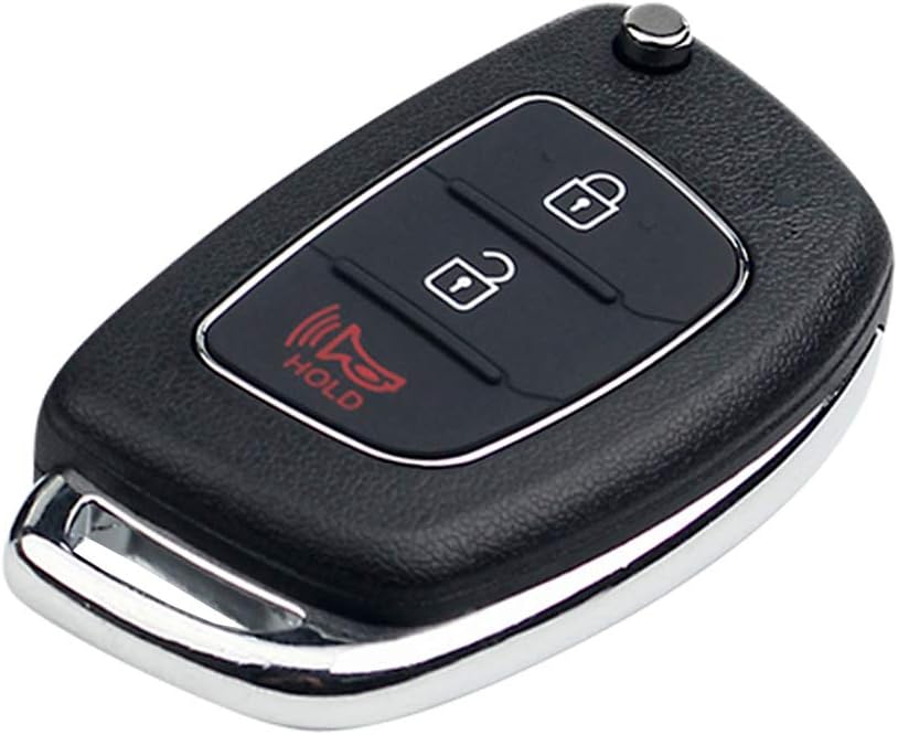 Uncut Key Blade 3 Buttons Flip Remote Blank Car Key Case Fit Hyundai Solaris i10 i20 i30 i35 i40 IX45 Series Key Shell