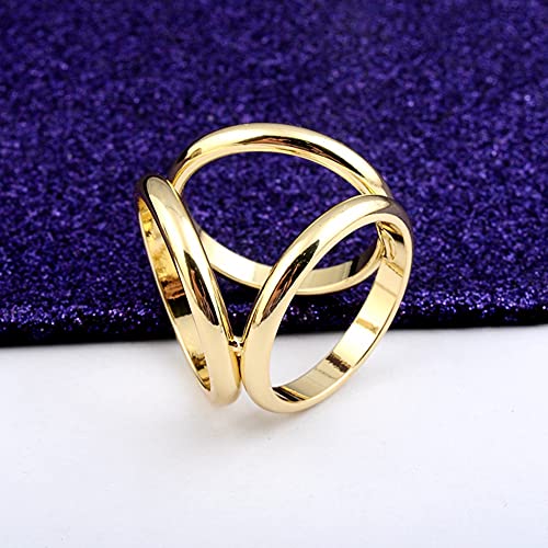 2PCS(Golden + Silver) Women Lady Girls Three Ring Fashion Scarf Ring Buckle Modern Simple Triple Slide Jewelry Silk Scarf Clasp Clips Clothing Wrap Holder2