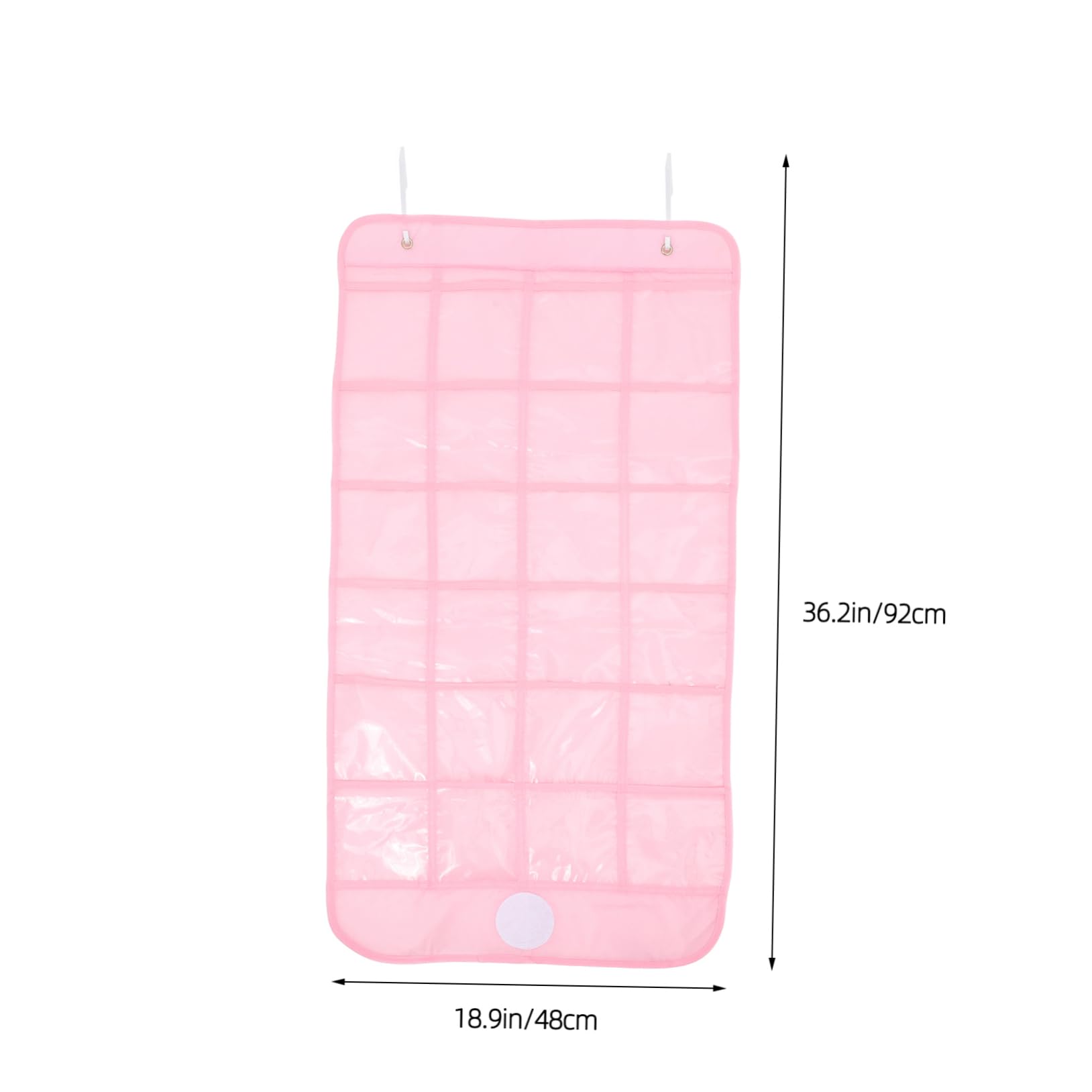 Holibanna Classroom Pocket Chart Organizer for Phones and Calculators Hanging Storage Bag with Transparent Pockets Pink Minimize Distractions and Enhance Focus