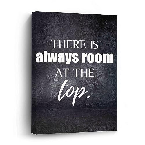Toile murale encadrée Yelolyio 40x50 cm rustique There Is Always Room at The Top