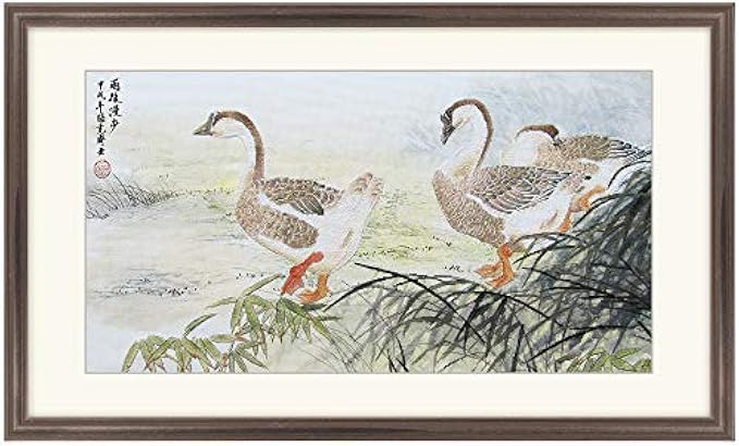 Xiu Crafts Counted Cross Stitch Kit - Wandering After The Rain | 2030803 | 21'' x 36'' Oriental Painting Artist - Chang Ke-chi 14CT Count Aida 34 Colors for Advanced Hand Making Crafts Gift
