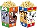 Baosu 24 Confezioni Paw Dog Patrol Cute Party scatole per Popcorn, Paw Dog Patrol Scatola per Snack Snack per Biscotti Articoli per Feste
