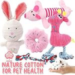 Speedy Panther 6-teiliges Hundespielzeug-Set für Kleine & Mittlere Hunde | Plüsch, Quietsch & Kauspielzeug mit Hundeseilen | Robust & Sicher für Welpen & Erwachsene Hunde (Zahnpflege, Indoor/Outdoor) – Bild 2