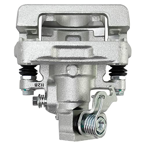 Image of TRQ Rear Right Brake Caliper w /Bracket Passenger Side