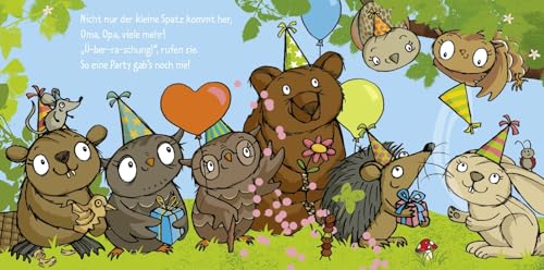Die kleine Eule hat Geburtstag: Fröhlich gereimtes Pappbilderbuch für Kinder ab 2 Jahren (Die kleine Eule und ihre Freunde)