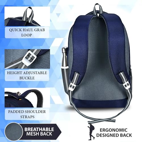 Image of Large 40 L Laptop Backpack Unisex Bag Office /School /College /Business 164