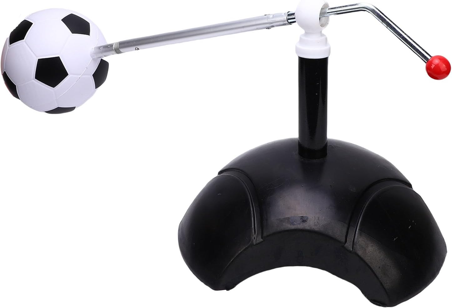 Soccer Kick Trainer, Iron Pipe with Foam Ball for Technical Skill Practice, Portable Soccer Training Equipment for All Ages and Athletes