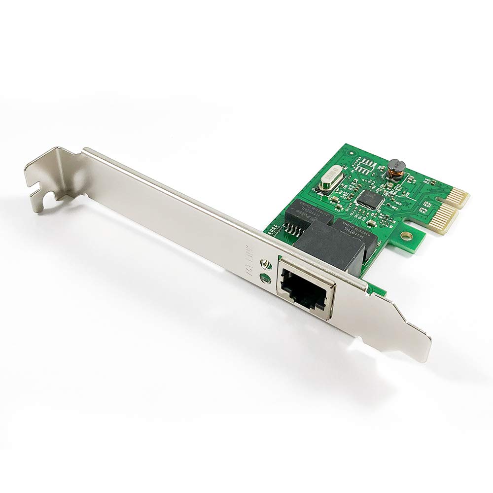 X-MEDIA Gigabit 10/100/1000 Mbps Ethernet PCI Express (PCIe) adapter sieciowy LAN/karta do komputera stacjonarnego, zawiera uchwyt niskoprofilowy [XM-NA3800]