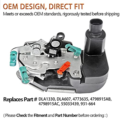 Front Driver Side Door Lock Actuator Motor Fits Elect Jeep Models Part# 931-664 - Thumbnail 2