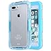 iPhone 7 Plus Waterproof Case, Moleboxes Waterproof Dust proof Shockproof Snow Proof Crystal Clear Full Body Sealed Protective Rugged Case Cover for Apple iPhone 7 Plus 5.5 inch (Light Blue)