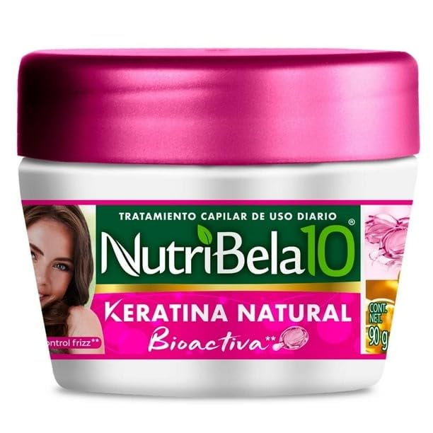 Tratamiento capilar Nutribela 10 keratina natural bioactiva 90 g