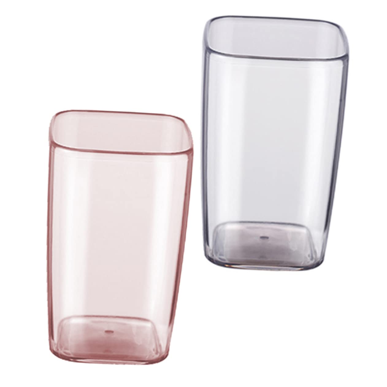 HOLIDYOYO 2pcs Portable Toothbrush Mug Travel Gargle Cup for Home Use Lightweight and Compact Design for Storing Toothpaste and Comb Versatile Drinking Cup