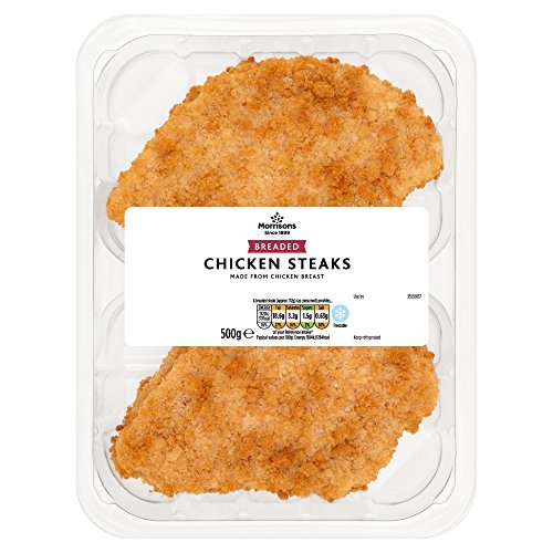 Morrisons 4 Breaded Chicken Steaks 500g