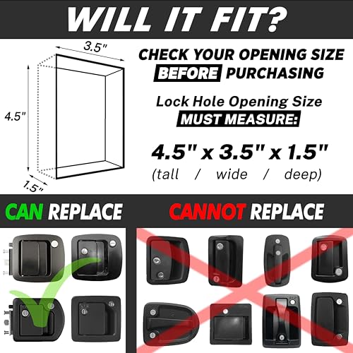CARMTEK TripDefender RV Keyless Entry Door Lock For