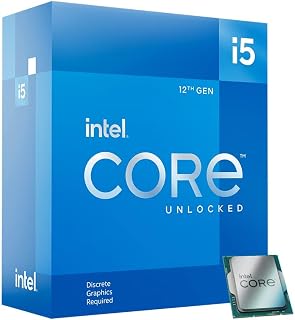 Intel Core i5-12600KF 10-Core Unlocked Processor 6P+4E up to 4.9GHz LGA1700 125W Gaming CPU