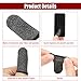 24 Pcs Mobile Phone Gaming Finger Sleeves Multi-Colour Gamer Touch Screen Finger Tip Smooth Thin Gaming Fingers Protector Breathable Sweatproof Game Controller Thumb Sleeve for Game Touchscreen Device
